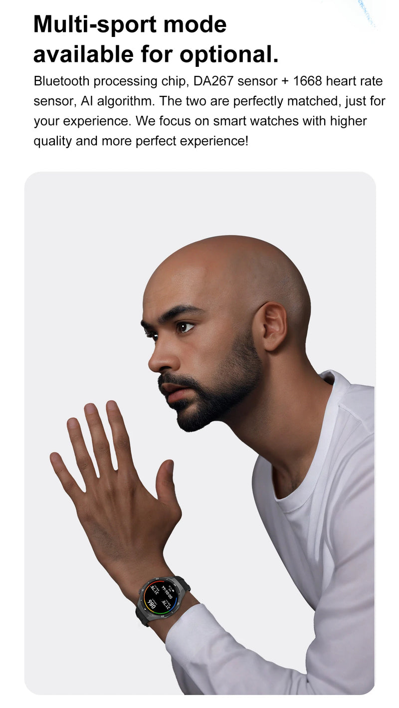 2025New Watch 5 Ultra Smart Watch 4GB Memory GPS Local Music TWS Earphones Fitness Tracker Health Smartwatches For Android iOS