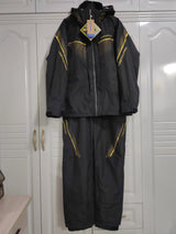 Men's Winter Rock Fishing Clothing Suit, Thick, Warm, Sprint Coat, Overall Pants, Thin, Waterproof, 2-Piece Suit, New, 2024