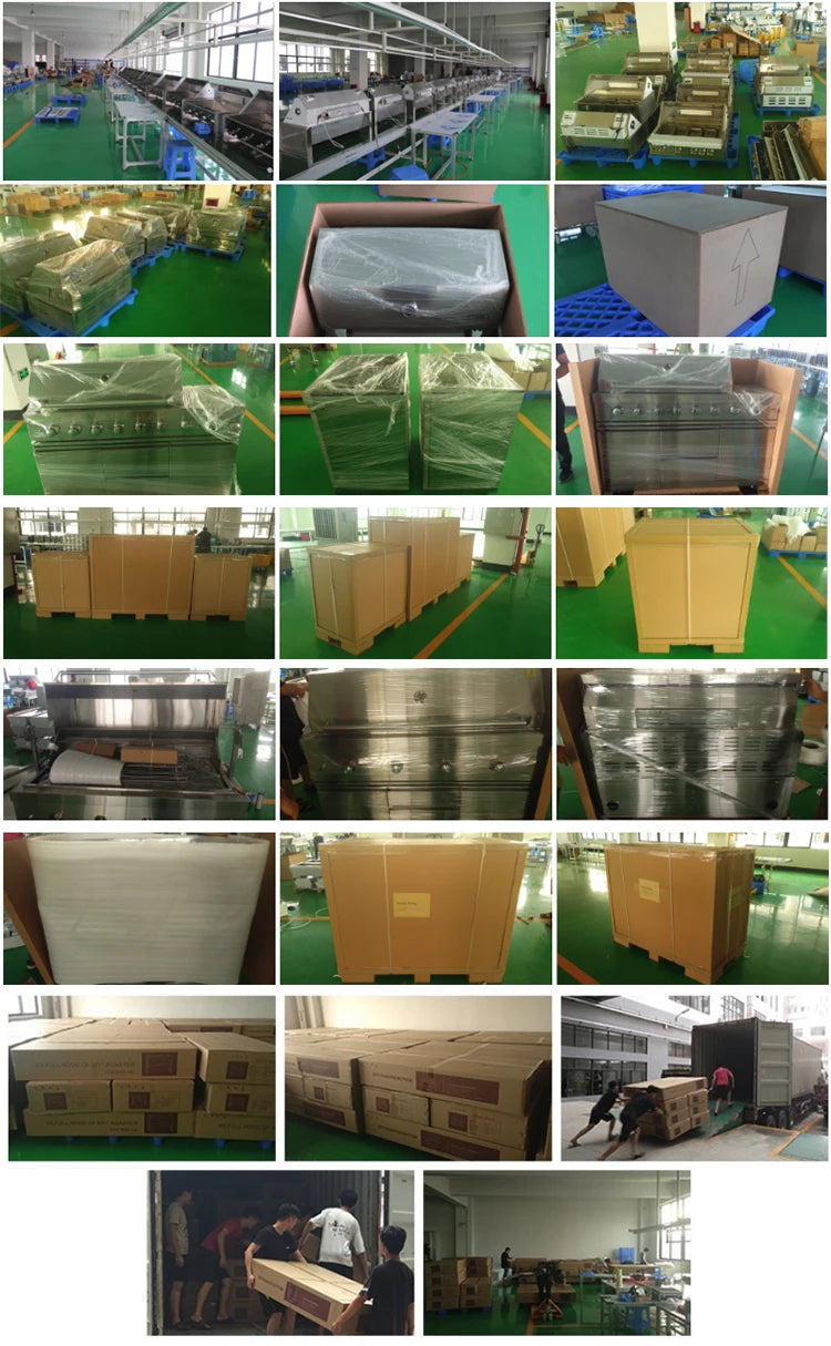 304 Stainless Steel Outdoor Kitchen Set with BBQ Grill, Sink,fridge , Storage Cabinets