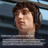 Original Bowers&Wilkins Px7 S2 Over Ear Earphones  New Advanced Noise Cancellation, Slim&Lightweight15-Min Quick Charge ear buds