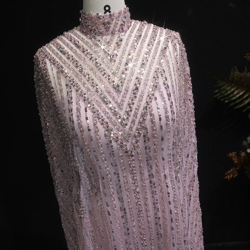 Sharon Said Luxury Dubai Caftan Abaya Kaftan Arabic Evening Dress 2025 Elegant Women Wedding Formal Party Gowns SS691 Customized