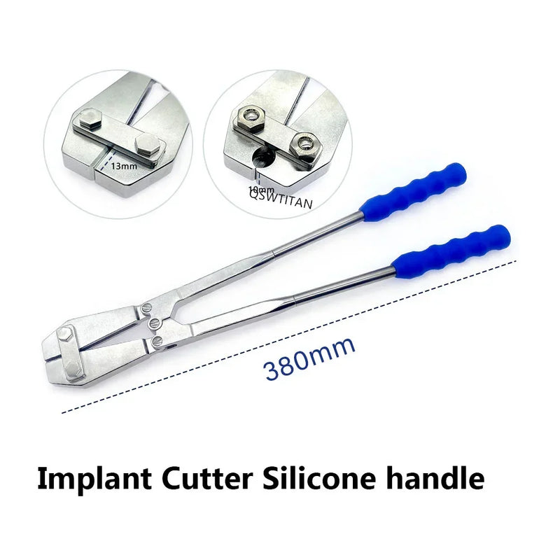 Stainless Steel Large Wire Cutting Plier Kirschner Pin Cutter Silicone handle Orthopedic Surgery Instrument