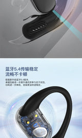 New intelligent digital noise reduction non in ear air conduction wireless earphones with ultra long battery Bluetooth earphones