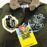 TOYS (Felix) Black "8" US Initial N-1 Navy Model 1943 Deck Clipped Jacket