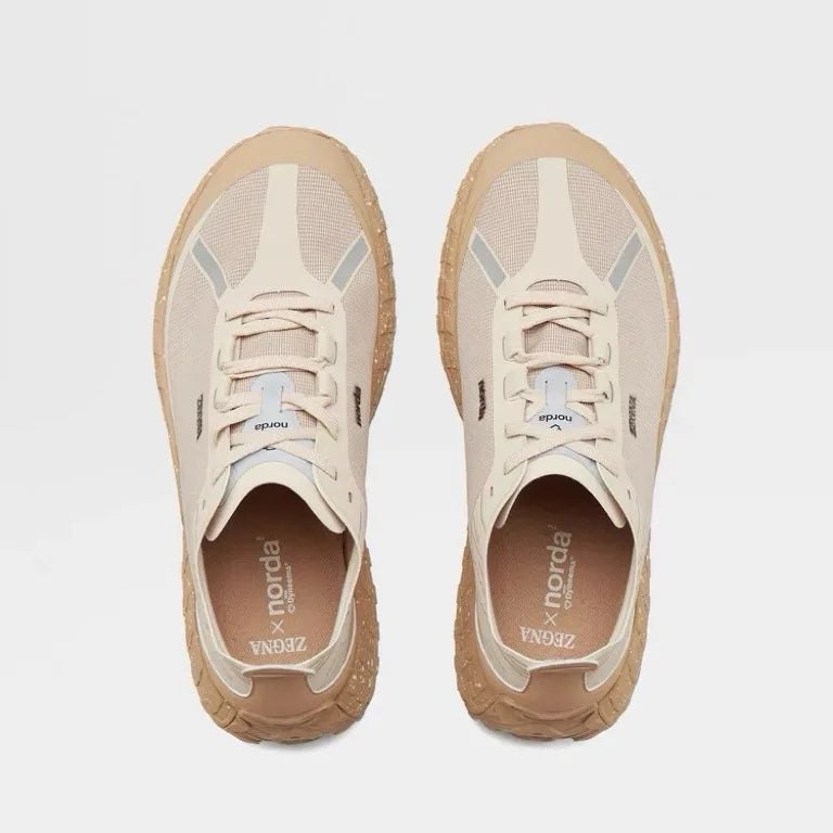 New Norda High-End Spring Summer Mens Running Shoes, Breathable Lace-Up Soft Sole, Non-Slip Cushioned Casual Low-Top Sneakers