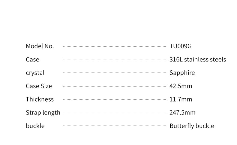 TOPHILL Fashion Waterproof Tourbillon Watches For Men Automatic Movement Self-wind Men's Mechanical Wristwatch Sapphire Glass