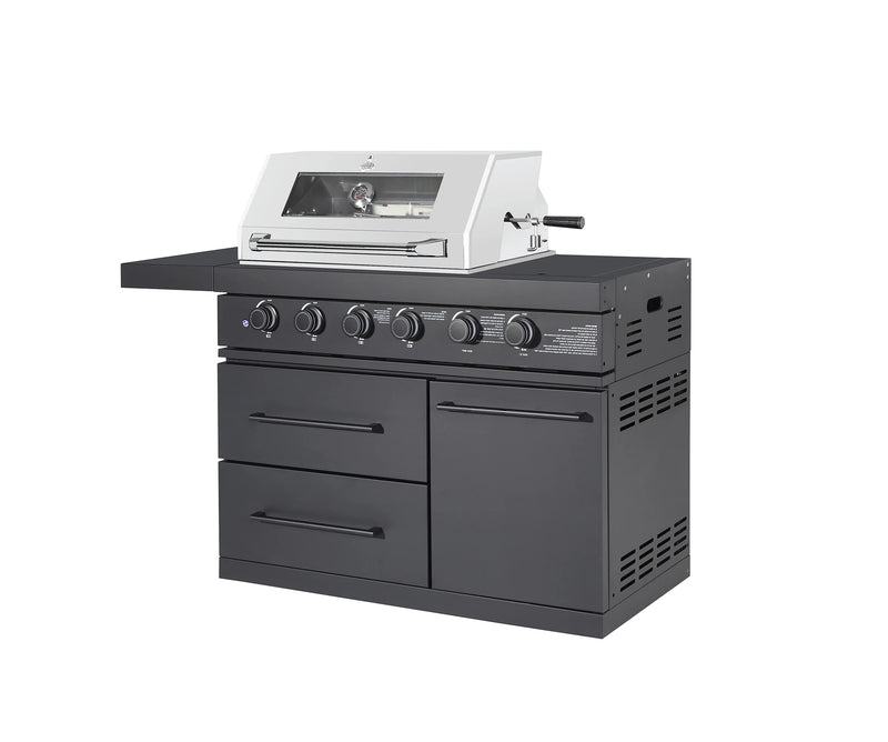 304 Stainless Steel Outdoor Kitchen Set with BBQ Grill, Sink,fridge , Storage Cabinets