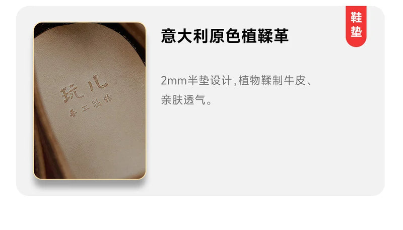 KOWM Cowhide Hiking shoes Brown trekking boots men Engineer's boots workwear goodyear shoes trendy ankle shoes walking sneakers