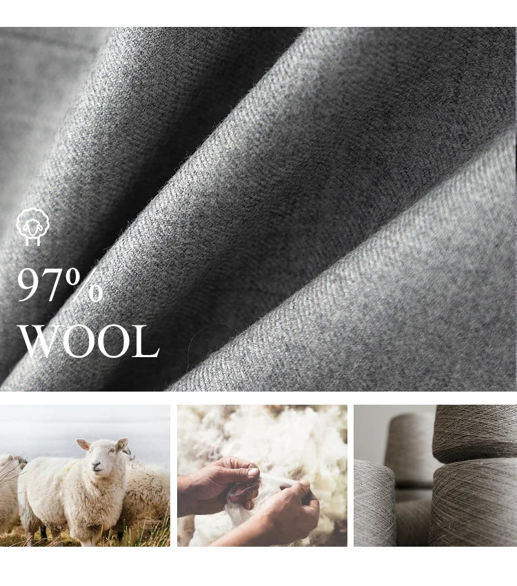 K1775W 97% Australian Wool Blazer For Women Ladies Suits Office Wear Formal Clothes Business Luxuy Clothing