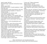 ADDIESDIVE Men's Watches Ceramic bezel Leather/Stainless Steel Sapphire Automatic Mechanical Watch 20ATM Waterproof Reloj Hombre