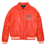 Europe US plus size Men Hip Hop Sheep skin Varsity Jacket Embroidered Diamond Classic Casual Sport genuine leather Coat clothing