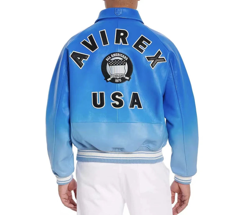 Europe US plus size Men Hip Hop Sheep skin Varsity Jacket Embroidered Diamond Classic Casual Sport genuine leather Coat clothing