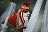 New Mooyiyi cos Hakurei Reimu Cosplay costume Halloween Christmas Role Playing Party Comic Red Dress New Touhou Project