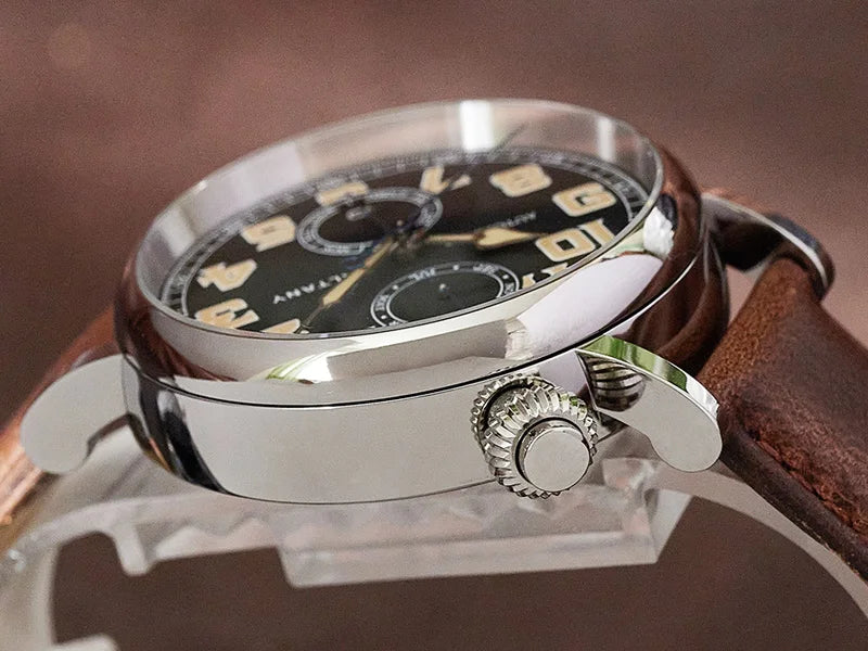 Baltany 2024 New 1935 S6047 Retro Men's Automatic Mechanical Watch Luxury Sapphire Waterproof 5Bar Super Glow C3 releoj hombre w