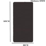 Gym Mat Yoga Pilates and Fitness Mat - Thick Gym Mat Exercise and Sports185cm×90cm×1cm Sound Insulation and Vibration Damping