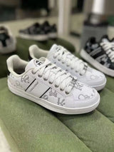 Korean Golf Shoes Men's & Women's Patterned Print Slip-Resistant Breathable Sneakers