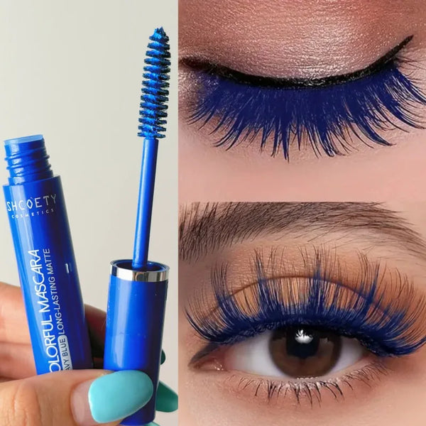 Color Mascara, Waterproof and Non-smudged, Slender and Thick Curly, Christmas Stage Hot Makeup, Eye Cosmetics