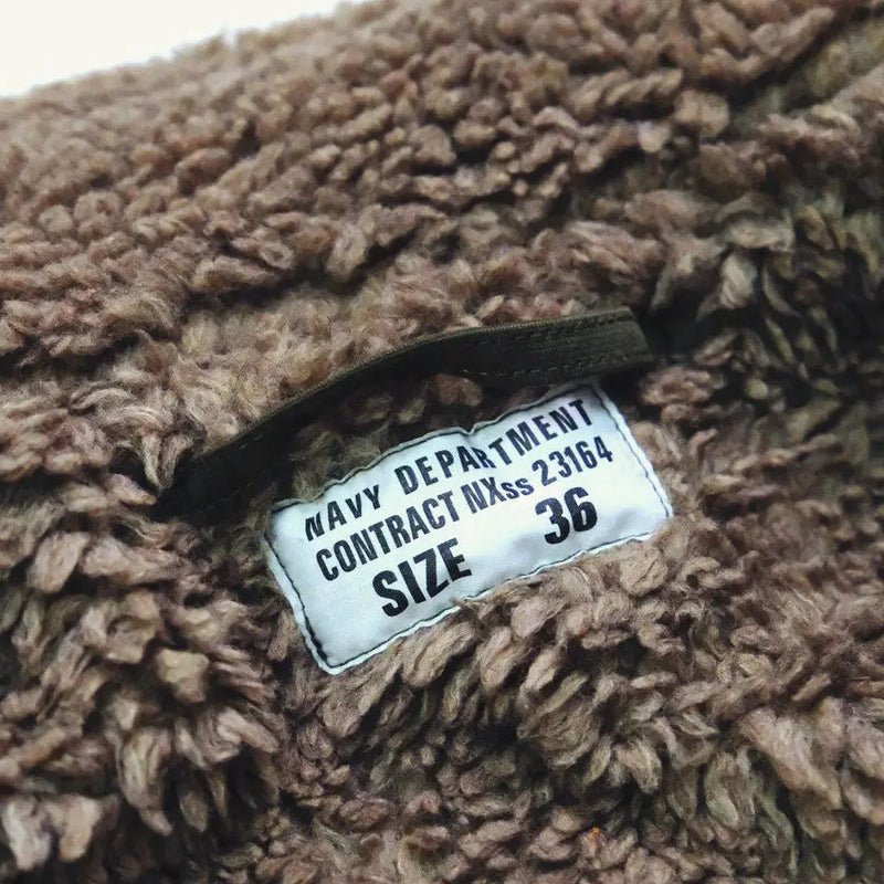 TOYS (Felix) Black "8" US Initial N-1 Navy Model 1943 Deck Clipped Jacket