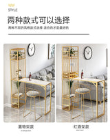 Iron Kitchen Bar Cabinet Industrial Living Room Modern Narrow Ideas Vertical Art Wine Rack Nordic Vitrine European Furniture