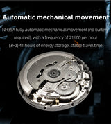 ADDIESDIVE AD2104 Retro Men's Watch CUSN8 Bronze Case Sapphire Automatic Mechanical Watch Watches Waterproof Luminous Wristwatch