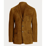 Men's Blazer Suede Casual Jacket Retro Design Single Breasted Notch Lapel Warm Coat For Autumn Winter Coat Formal Business Suit