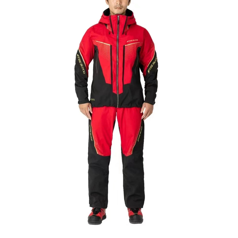 Men's Winter Rock Fishing Clothing Suit, Thick, Warm, Sprint Coat, Overall Pants, Thin, Waterproof, 2-Piece Suit, New, 2024