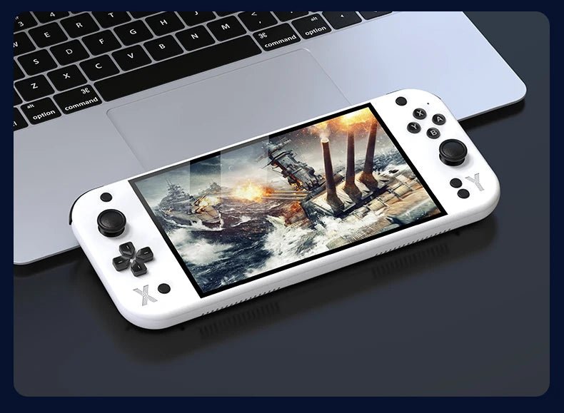 G90 7inch Portable Handheld Game Console 64GB 4000mAh High-Definition Arcade Nostalgic Retro TV Gaming Controller for PSP/PS1