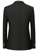 Pantsuit 2 Piece Set For Men Regular Fit Suit Double-Breasted Blazer Mens Office Wedding Outfit Customize