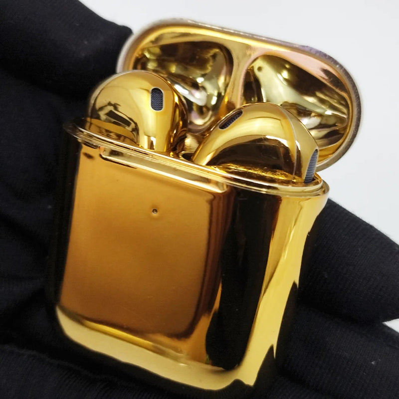 PODS2 Wireless Headphones Fashion Outdoor Sports Waterproof Headphones 4.1With charging case display touch control headset music