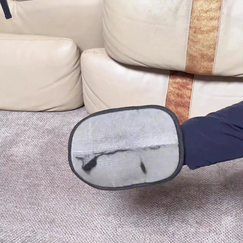 Pet Hair Remover Mitt Pet Grooming Gloves for Dog Cat Rabbit with Long/Short/Curly Hair