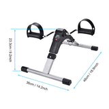 Cycling Gym Exercise Indoor Folding Cycling Trainer Cycle Pedal Fitness Exerciser Leg Workout Cycling Pedal Exerciser