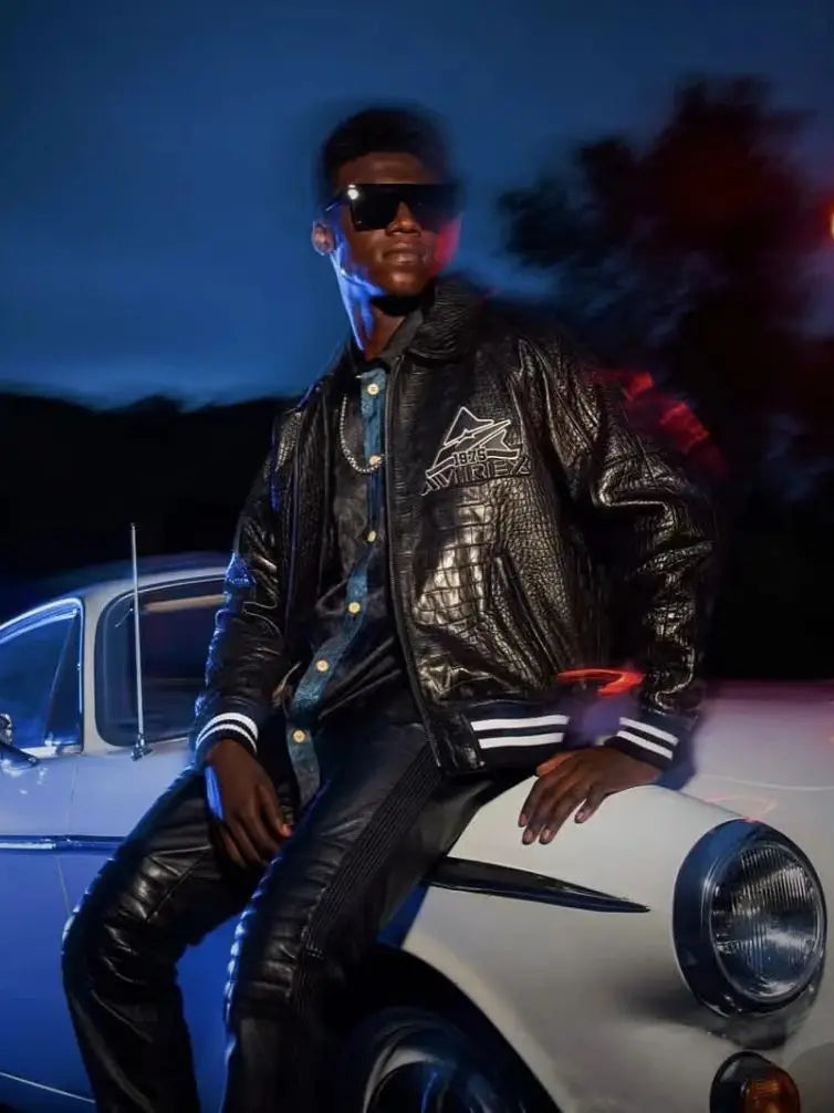 Europe US plus size Men Hip Hop Sheep skin Varsity Jacket Embroidered Diamond Classic Casual Sport genuine leather Coat clothing