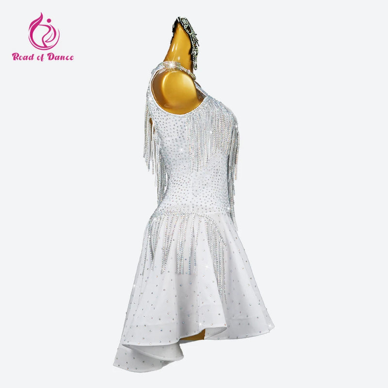 Clothes For Prom Latin Dance Dress Practice Cabaret Womens Costume Sexy Outfits Girls Sports Elegant Party Skirt 2025 Stage Wear