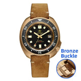 ADDIESDIVE AD2104 Retro Men's Watch CUSN8 Bronze Case Sapphire Automatic Mechanical Watch Watches Waterproof Luminous Wristwatch