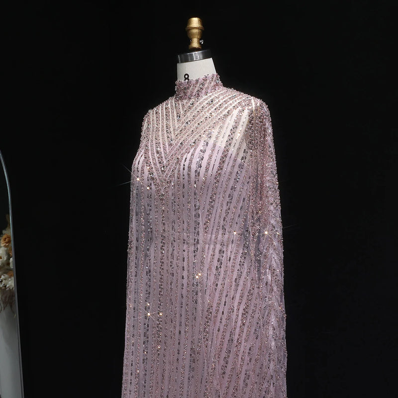 Sharon Said Luxury Dubai Caftan Abaya Kaftan Arabic Evening Dress 2025 Elegant Women Wedding Formal Party Gowns SS691 Customized