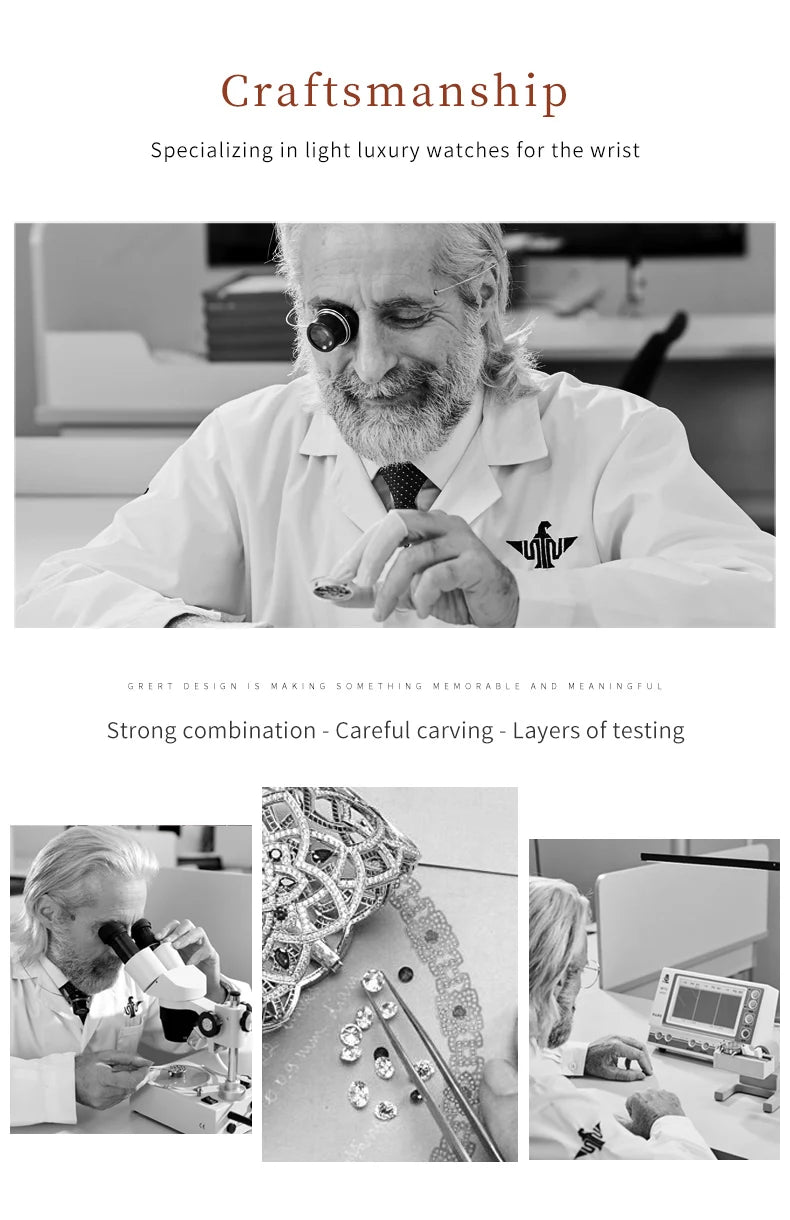 Original OUPINKE 3199 Swiss Automatic Mechanical Watch for Women Real Diamond Sapphire Mirror Ladies Watch Bracelet Set Gift NEW