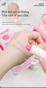 Kids Makeup Kit for Little Girls 49 Pcs Washable Makeup Kit Kids Real Girls Makeup Kit with Cosmetic Case ，Birthday Gifts