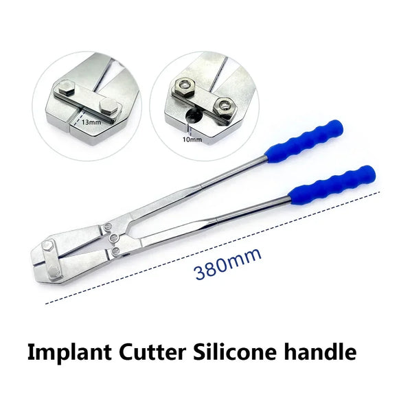 Stainless Steel Large Wire Cutting Plier Kirschner Pin Cutter Silicone handle Orthopedic Surgery Instrument