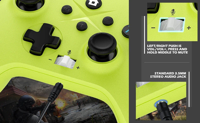 Gaming Controller for Xbox One/Series S/X/PC Console Joystick Wireless 2.4G Remote Control Gamepad supports Windows 7/8/10 Above