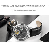 TOPHILL Fashion Waterproof Tourbillon Watches For Men Automatic Movement Self-wind Men's Mechanical Wristwatch Sapphire Glass