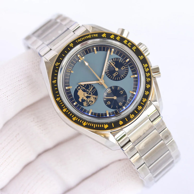 OEMG-Speedmster ZF and N1 factory  Apollo 11 50th Anniversary Limited Edition with Chronograph and manu movement