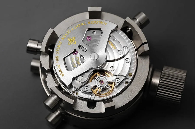 AGELOCER Original Astronomer Watch Men's Luxury Watch Automatic Mechanical 29.51-day Moon Phase Watch Birthday Gift for Men