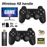 Gaming Console 58000 Games 256G TV Handheld Game Console 4K Wireless Gamepads HDMI-Compatible Wireless Controller for PS1 N64 DC