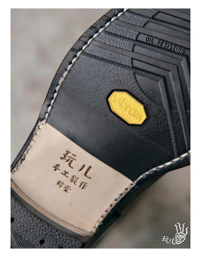 KOWM Cowhide Hiking shoes Brown trekking boots men Engineer's boots workwear goodyear shoes trendy ankle shoes walking sneakers