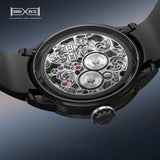 BEXEI 2025 skeleton synthetic sapphire manual tourbillon mechanical movement wrist watch for men Luxury  waterproof Reserve 36H