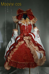 New Mooyiyi cos Hakurei Reimu Cosplay costume Halloween Christmas Role Playing Party Comic Red Dress New Touhou Project