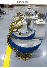 Unique Fruit Plates Kitchen Organizer Beautiful Fashionable Plates Elegant Advanced Bandejas Decorativo Decorations Accessories