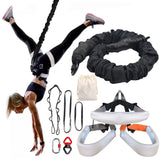 Gym Heavy Bungee Fitness Kit, Cord Upgraded for Home Yoga, Bungee Rope, Gravity Pilates Training, Pro Tool for Home Gym Studio