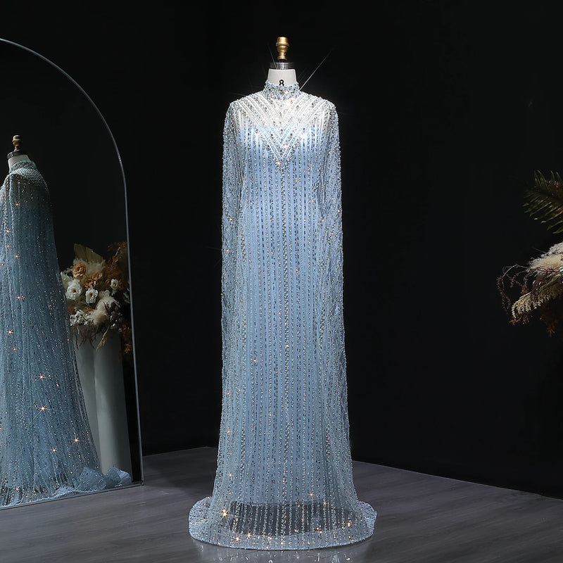 Sharon Said Luxury Dubai Caftan Abaya Kaftan Arabic Evening Dress 2025 Elegant Women Wedding Formal Party Gowns SS691 Customized