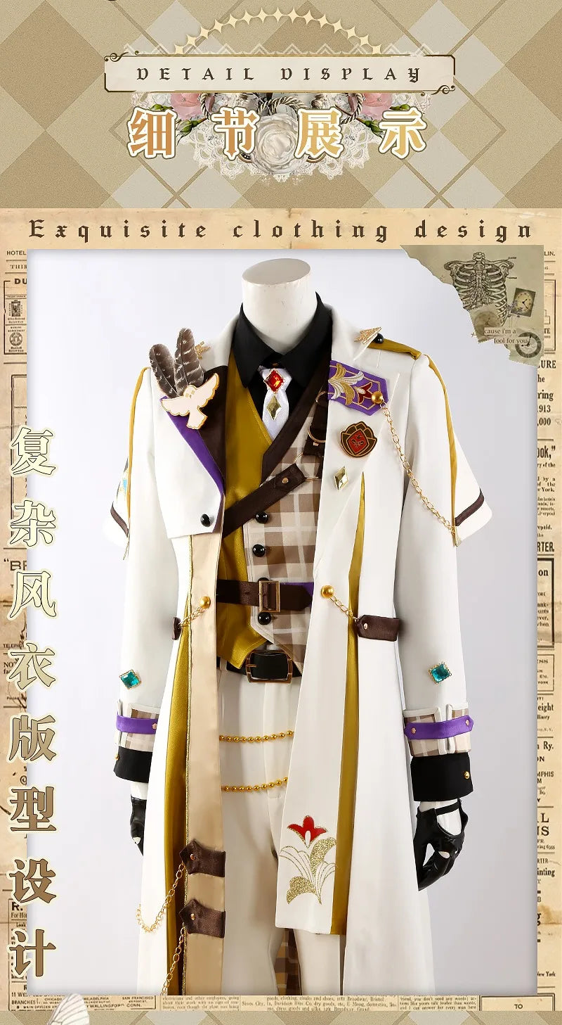 Game Ensemble Stars Hakaze Kaoru Cosplay Costume Fancy Party Suit Halloween Carnival Uniforms Anime Clothing Custom Made
